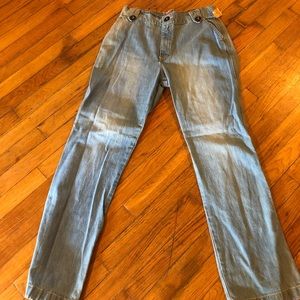 Rare Vintage NWT Zena High Waisted Distressed Jeans in Size 12